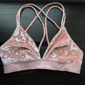 PINK Victoria’s Secret Velvet Bralette